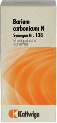 SYNERGON KOMPLEX 138 Barium carbonicum N Tabletten 100 St