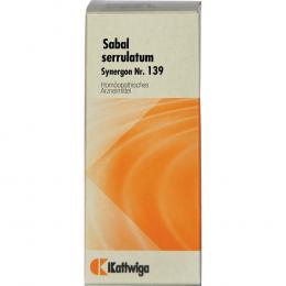 SYNERGON KOMPLEX 139 Sabal serrulatum Tropfen 50 ml Tropfen