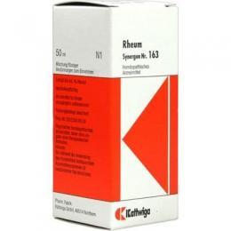SYNERGON KOMPLEX 163 Rheum Tropfen 50 ml