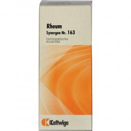 SYNERGON KOMPLEX 163 Rheum Tropfen 50 ml Tropfen