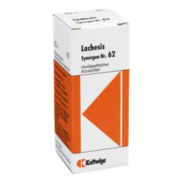 SYNERGON KOMPLEX 62 Lachesis Tropfen 20 ml