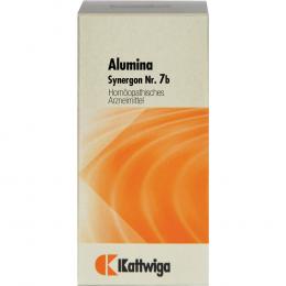 Ein aktuelles Angebot für SYNERGON KOMPLEX 7b Alumina Tabletten 100 St Tabletten  - jetzt kaufen, Marke Kattwiga Arzneimittel GmbH.