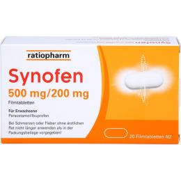 SYNOFEN 500 mg/200 mg Filmtabletten 20 St.