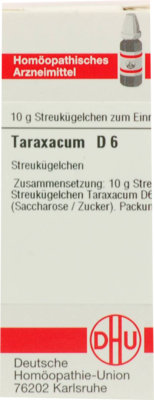 TARAXACUM D 6 Globuli 10 g