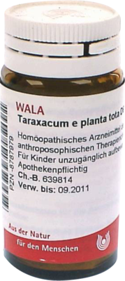 TARAXACUM E plant.tota D 6 Globuli 20 g