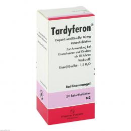 Ein aktuelles Angebot für TARDYFERON 50 St Retard-Tabletten Mineralstoffe - jetzt kaufen, Marke Pierre Fabre Pharma GmbH.