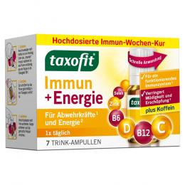Ein aktuelles Angebot für TAXOFIT Immun&Energie Trinkampullen 7 X 10 ml Trinkampullen Multivitamine & Mineralstoffe - jetzt kaufen, Marke MCM KLOSTERFRAU Vertr. GmbH.