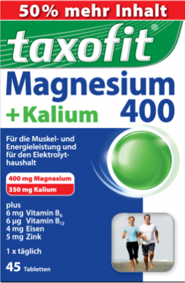 TAXOFIT Magnesium 400+Kalium Tabletten 86.6 g