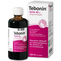 Tebonin forte 40 mg Lösung 100 ml Flüssigkeit