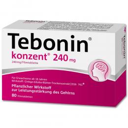 Tebonin konzent 240 mg 80 St Filmtabletten