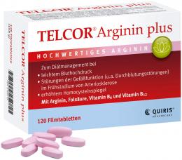 Ein aktuelles Angebot für TELCOR Arginin plus Filmtabletten 120 St Filmtabletten Herzstärkung - jetzt kaufen, Marke Quiris Healthcare GmbH & Co. KG.