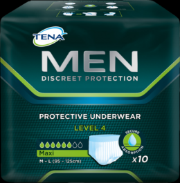 TENA MEN Level 4 Protective Underwear M/L 10 St