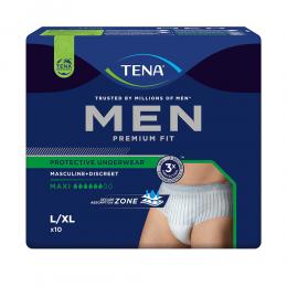 TENA MEN Premium Fit Inkontinenz Pants maxi L/XL 10 St ohne