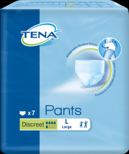 TENA PANTS Discreet L 95-125 cm Einweghose 7 St