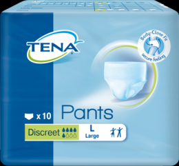 TENA PANTS Discreet L 95-125 cm Einweghose 8X10 St