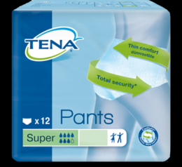 TENA PANTS super S 65-85 cm Einweghose 12 St