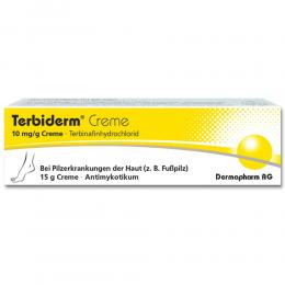 Ein aktuelles Angebot für TERBIDERM 10 mg/g Creme 15 g Creme Hautpilz & Nagelpilz - jetzt kaufen, Marke Dermapharm AG Arzneimittel.