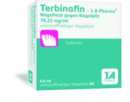TERBINAFIN-1A Pharma Nagell.g.Nagelpilz 78,22mg/ml 6.6 ml