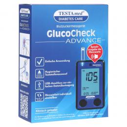 TESTAMED GlucoCheck Advance Star.-Kit mg/dl mmol/l 1 St ohne