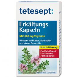 Ein aktuelles Angebot für TETESEPT Erkältungs Kapseln 40 St Hartkapseln Grippemittel - jetzt kaufen, Marke Merz Consumer Care GmbH.