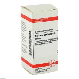 THALLIUM ACETICUM D 6 Tabletten 80 St Tabletten