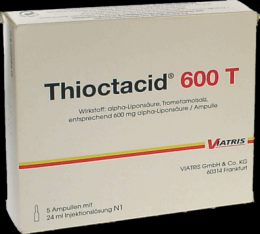 THIOCTACID 600 T Injektionslsung 5X24 ml