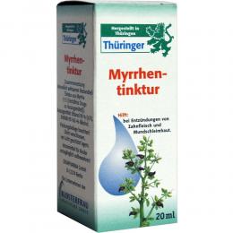 Ein aktuelles Angebot für THUERINGER MYRRHENTINKTUR 20 ml Tinktur Entzündung im Mund & Rachen - jetzt kaufen, Marke CHEPLAPHARM Arzneimittel GmbH.