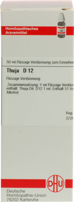 THUJA D 12 Dilution 50 ml