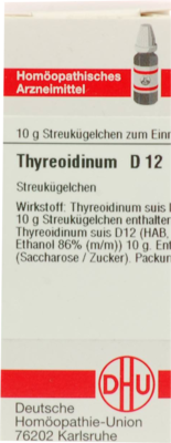 THYREOIDINUM D 12 Globuli 10 g