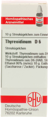 THYREOIDINUM D 6 Globuli 10 g