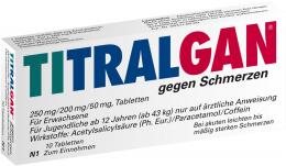 Ein aktuelles Angebot für Titralgan gegen Schmerzen 10 St Tabletten Kopfschmerzen & Migräne - jetzt kaufen, Marke Berlin-Chemie AG.