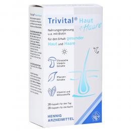 Ein aktuelles Angebot für TRIVITAL Haut+Haare Kapseln 56 St Kapseln Multivitamine & Mineralstoffe - jetzt kaufen, Marke Hennig Arzneimittel GmbH & Co. KG.
