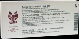 TUNICA mucosa ventriculi GL D 30 Ampullen 10X1 ml