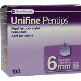 Unifine Pentips 0.33x6mm 31G 100 St Kanüle