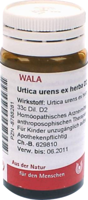 URTICA URENS EX Herba D 2 Globuli 20 g