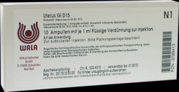 UTERUS GL D 15 Ampullen 10X1 ml