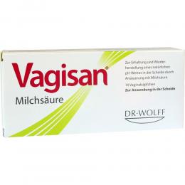 Vagisan Milchsäure Vaginalzäpfchen 14 St Vaginalsuppositorien