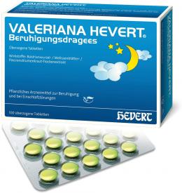 Valeriana Hevert Beruhigungsdragees 100 St Überzogene Tabletten