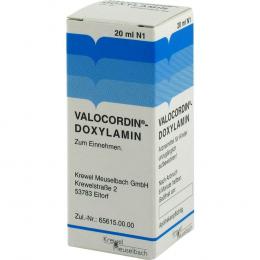 Valocordin-Doxylamin 20 ml Lösung