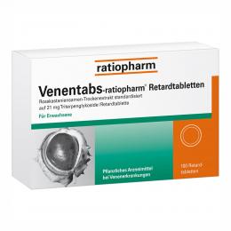 Ein aktuelles Angebot für VENENTABS-ratiopharm Retardtabletten 100 St Retard-Tabletten Venenleiden - jetzt kaufen, Marke ratiopharm GmbH.