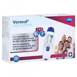 VEROVAL 2in1 Infrarot-Fieberthermometer 1 St ohne