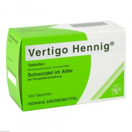 VERTIGO HENNIG Tabletten 100 St Tabletten