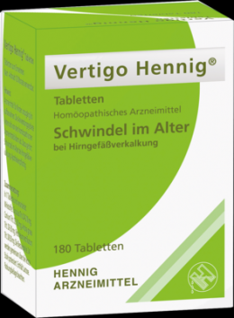 VERTIGO HENNIG Tabletten 180 St