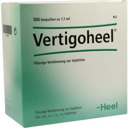 Ein aktuelles Angebot für VERTIGOHEEL Ampullen 100 St Ampullen Kreislauf & Schwindel - jetzt kaufen, Marke Biologische Heilmittel Heel GmbH.
