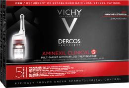VICHY DERCOS Aminexil Clinical 5 Männer 21 X 6 ml Flüssigkeit