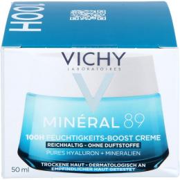 VICHY MINERAL 89 Creme reichhaltig ohne Duft 50 ml