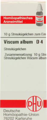 VISCUM ALBUM D 4 Globuli 10 g