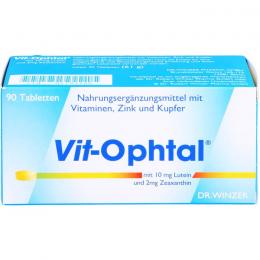 VIT OPHTAL mit 10 mg Lutein Tabletten 90 St.