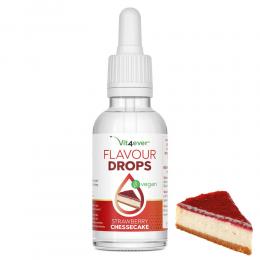 Vit4ever Flavour Drops - Strawberry Cheesecake, 50ml