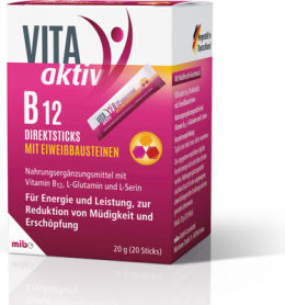 VITA AKTIV B12 Direktsticks mit Eiweibausteinen 20 g